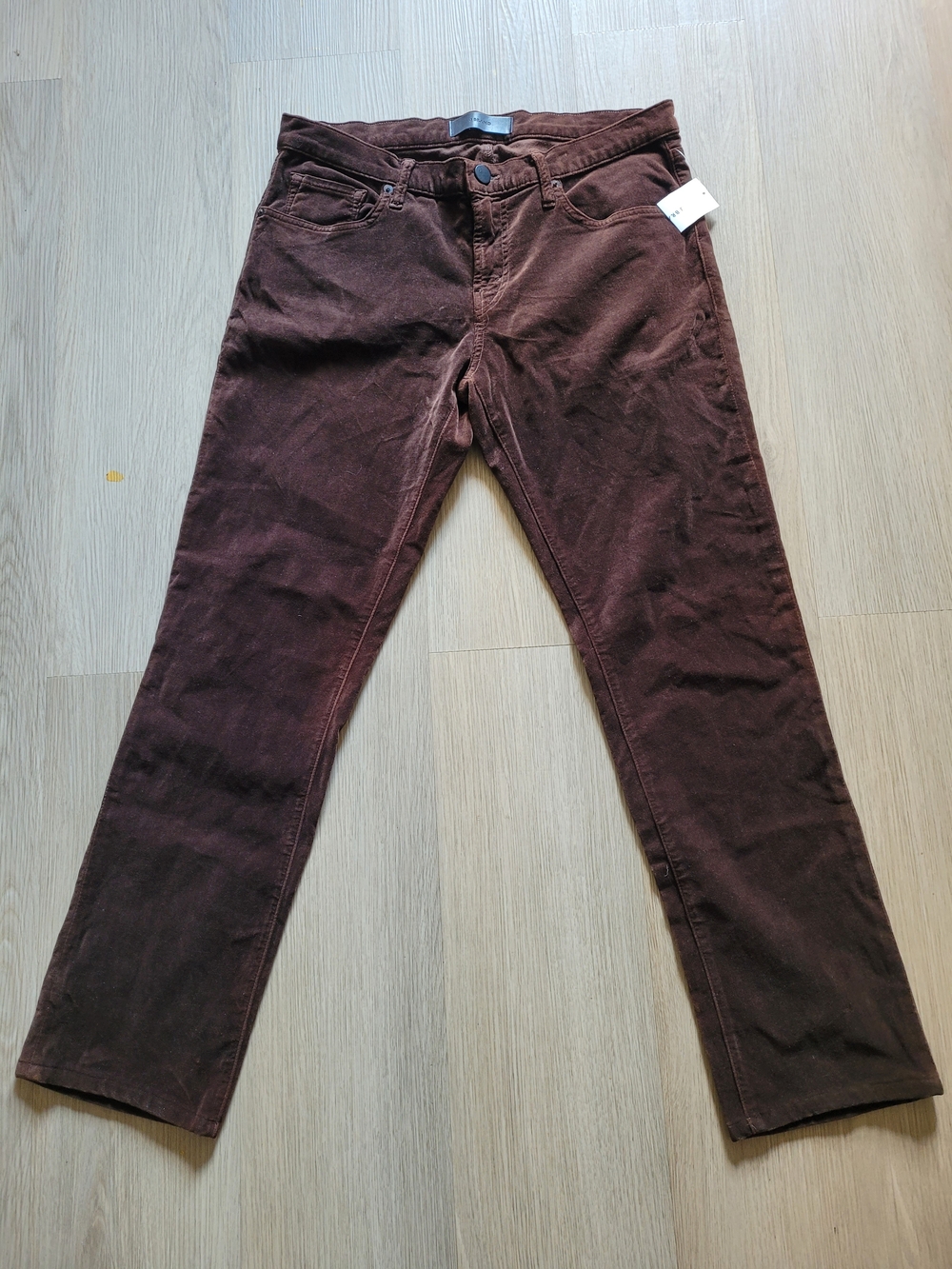 J Brand Men's Corduroy Pants in Dark Brown Size: 32